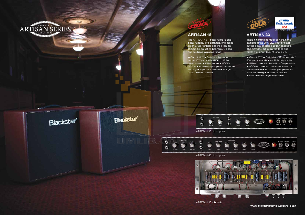 PDF manual for Blackstar Amp HT Club 40